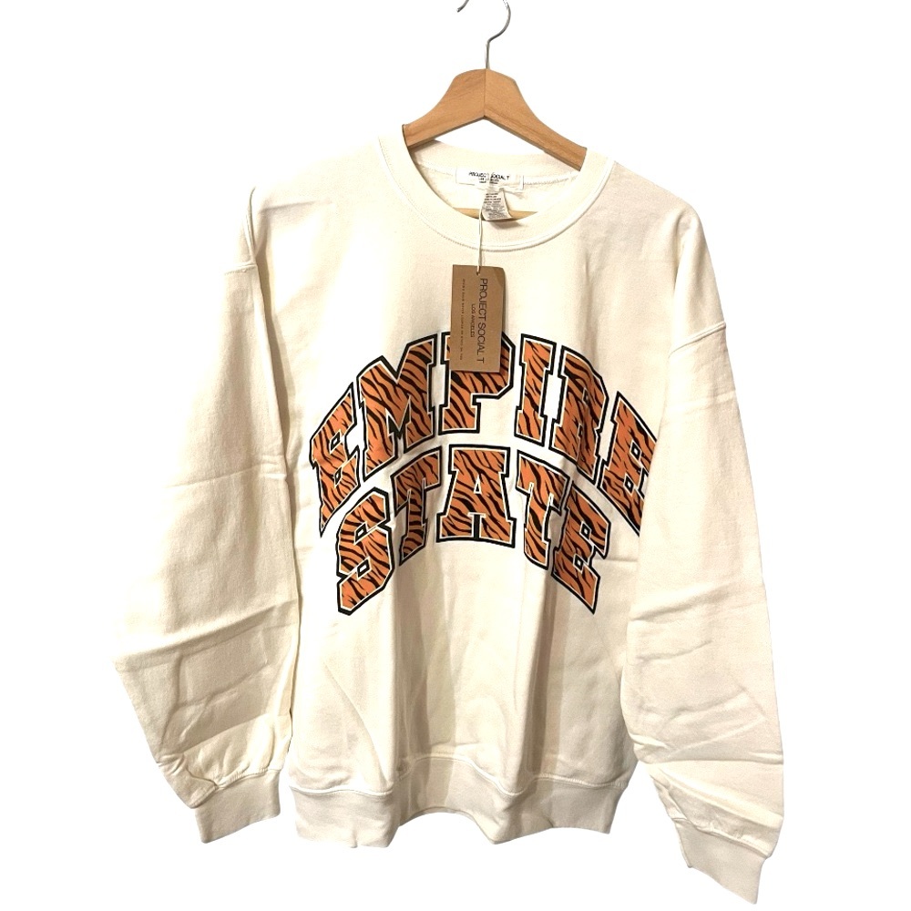 Project Social T x Urban Outfitters “Empire State” Graphic Sweatshirt NWT | M - Picture 2 of 4